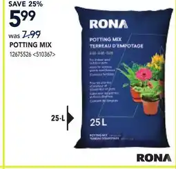 RONA POTTING MIX offer