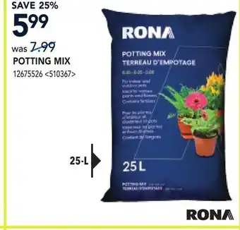 RONA POTTING MIX offer