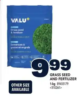 RONA GRASS SEED AND FERTILIZER offer