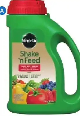 RONA MIRACLE-GRO Shake 'n Feed plant fertilizer For tomatoes, fruits and vegetables offer