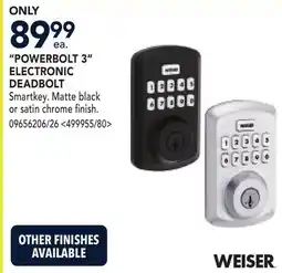 RONA POWERBOLT 3 ELECTRONIC DEADBOLT offer