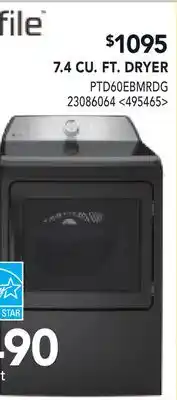 RONA 7.4 CU. FT. DRYER offer