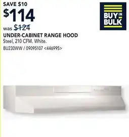 RONA BROAN UNDER-CABINET RANGE HOOD offer