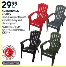 RONA ADIRONDACK CHAIRS offer