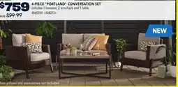 RONA 4-PIECE PORTLAND CONVERSATION SET offer