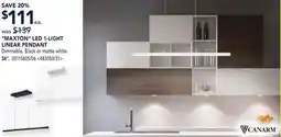 RONA MAXTON LED 1-LIGHT LINEAR PENDANT offer