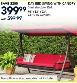 RONA DAY BED SWING WITH CANOPY offer