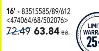 RONA 16' PRIME+ COMPOSITE DECK BOARD offer