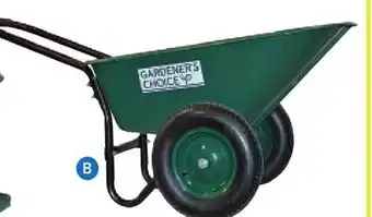 RONA GARDEN WHEELBARROWS B cu. ft. tray. 2 wheels offer