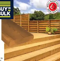 RONA TREATED WOOD DECK BOARD 5/4 X 6 x 10' offer
