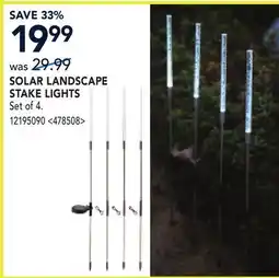 RONA SOLAR LANDSCAPE STAKE LIGHTS offer
