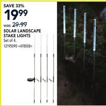 RONA SOLAR LANDSCAPE STAKE LIGHTS offer