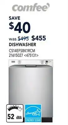 RONA COMFEE ﻿DISHWASHER offer