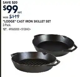 RONA LODGE CAST IRON SKILLET SET offer