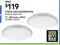 RONA 2-PACK LED FLUSHMOUNTS offer