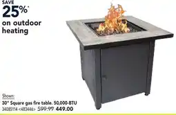 RONA 30 Square gas fire table. 50,000-BTU offer