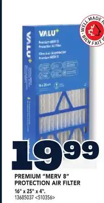 RONA PREMIUM MERV 8 PROTECTION AIR FILTER offer
