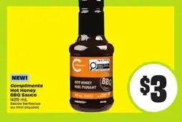Chalo FreshCo Compliments Hot Honey BBQ Sauce 425 mL offer