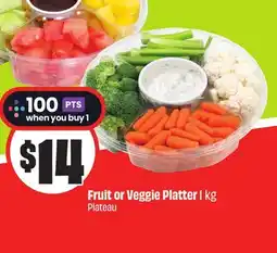 Chalo FreshCo Fruit or Veggie Platter 1 kg offer