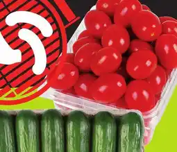 Chalo FreshCo Mini Seedless Cucumbers 6 pk Product of Ontario Canada No. 1 Grape Tomatoes Pint Product of Ontario offer