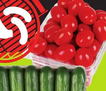 Chalo FreshCo Mini Seedless Cucumbers 6 pk Product of Ontario Canada No. 1 Grape Tomatoes Pint Product of Ontario offer