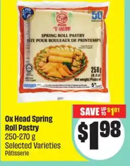 Chalo FreshCo Ox Head Spring Roll Pastry 250-270 g Selected Varieties offer
