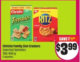 Chalo FreshCo Christie Family Size Crackers Selected Varieties 345-454 g offer