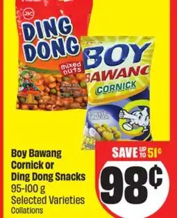 Chalo FreshCo Boy Bawang Cornick or Ding Dong Snacks 95-100 g Selected Varieties offer