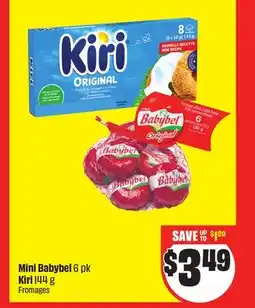 Chalo FreshCo Mini Babybel 6 pk Kiri 144 g offer