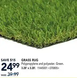 RONA GRASS RUG 3.28' x 3.28' offer