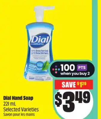 Chalo FreshCo Dial Hand Soap 221 mL Selected Varieties offer