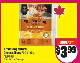 Chalo FreshCo Armstrong Natural Cheese Slices 220-240 g offer