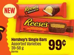 Chalo FreshCo Hershey's Single Bars Assorted Varieties 39-58 g offer