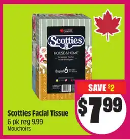 Chalo FreshCo Scotties Facial Tissue 6 pk offer
