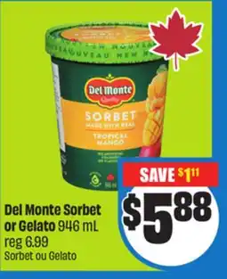 Chalo FreshCo Del Monte Sorbet or Gelato 946 mL offer