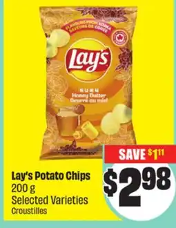 Chalo FreshCo Lay's Potato Chips 200 g Selected Varieties offer