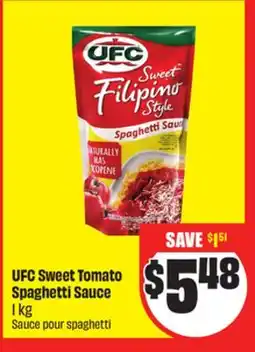 FreshCo UFC Sweet Tomato Spaghetti Sauce 1 kg offer