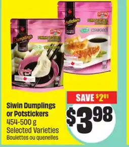 Chalo FreshCo Siwin Dumplings or Potstickers 454-500 g Selected Varieties offer