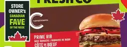 Chalo FreshCo Compliments Burgers Selected Varieties Frozen 680-907 g Compliments Smoked Sausages 900 g offer