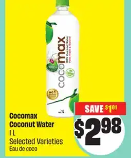 Chalo FreshCo Cocomax Coconut Water 1 L Selected Varieties offer