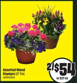 FreshCo Assorted Mixed Planters 13 Pot offer
