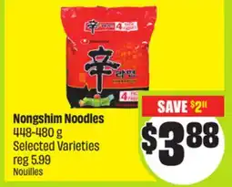 FreshCo Nongshim Noodles 448-480 g Selected Varieties offer