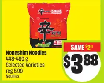 FreshCo Nongshim Noodles 448-480 g Selected Varieties offer