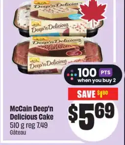 Chalo FreshCo McCain Deep'n Delicious Cake 510 g offer