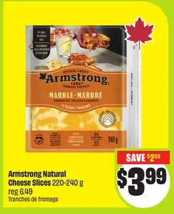 FreshCo Armstrong Natural Cheese Slices 220-240g offer