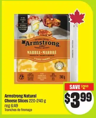 FreshCo Armstrong Natural Cheese Slices 220-240g offer