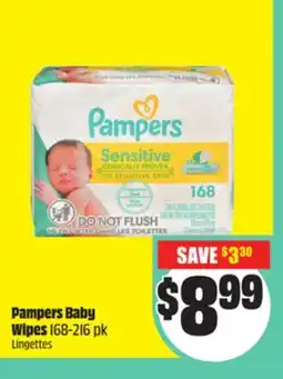 FreshCo Pampers Baby Wipes 168-216 pk offer
