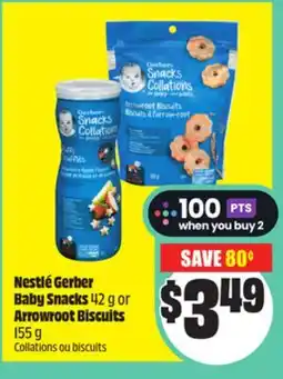 FreshCo Nestle Gerber Baby Snacks 42 g or Arrowroot Biscuits 155 g offer