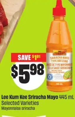 FreshCo Lee Kum Kee Sriracha Mayo 445 mL Selected Varieties offer