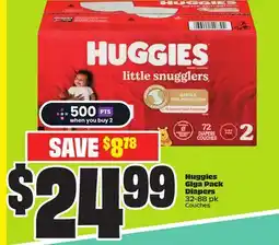 FreshCo Huggies Giga Pack Diapers 32-88 pk offer